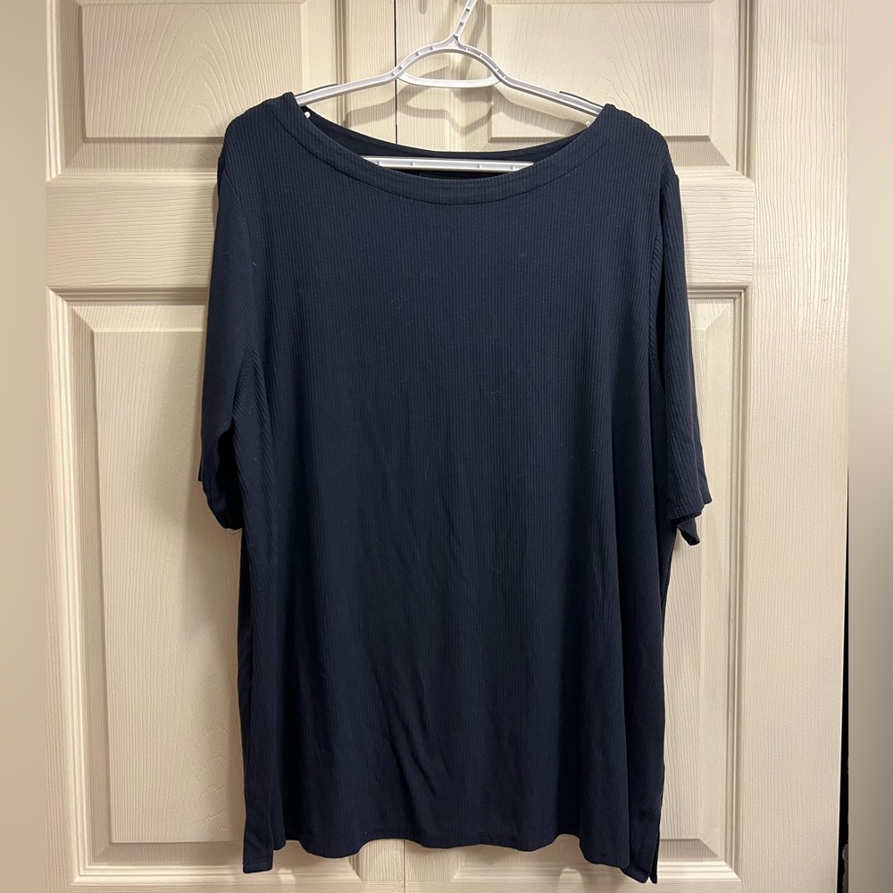 J. Jill Wearever Collection Ribbed Top